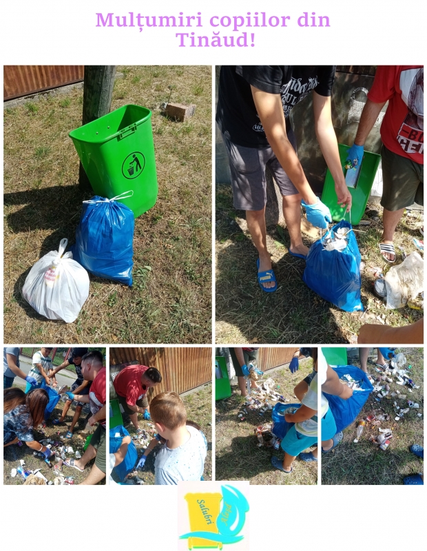 ACTIUNE VOLUNTARA DE IGIENIZARE in TINAUD!