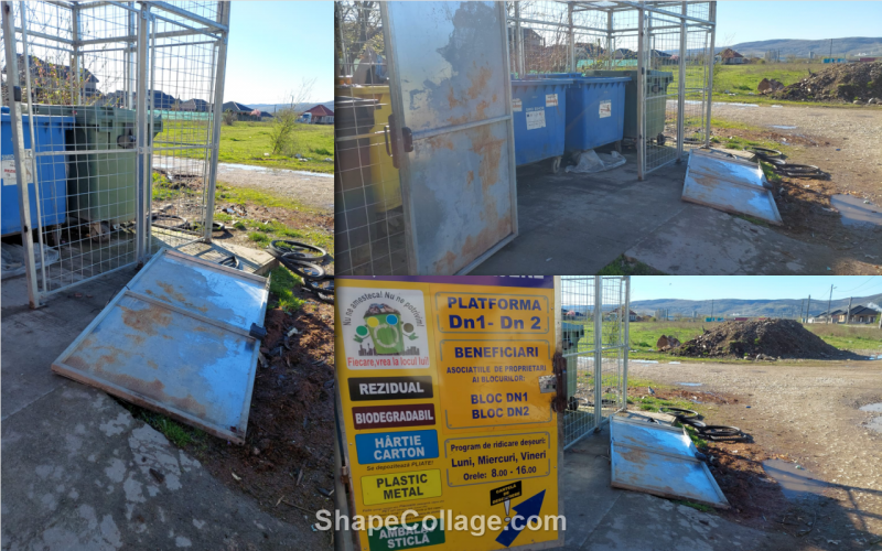 Vandalizare platforma depozitare deseuri DN1-DN2