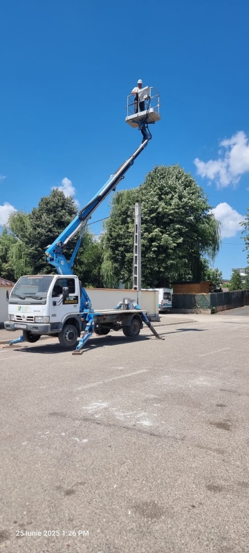 INCHIRIERE NACELA PE PLATFORMA DEPLASABILA - inaltime 20m