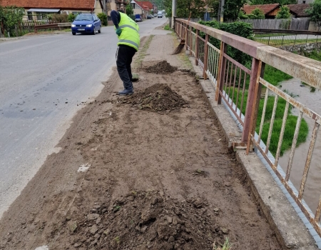RASCHETARE SI CURATENIE PE UN TRONSON STRADA T. Vladimirescu