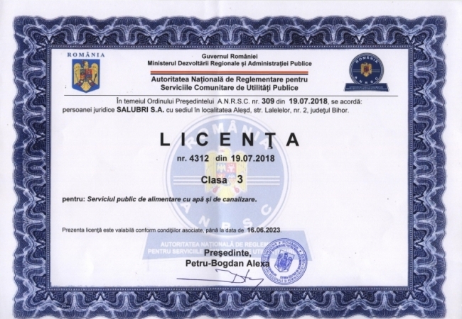 Certificări și licențe